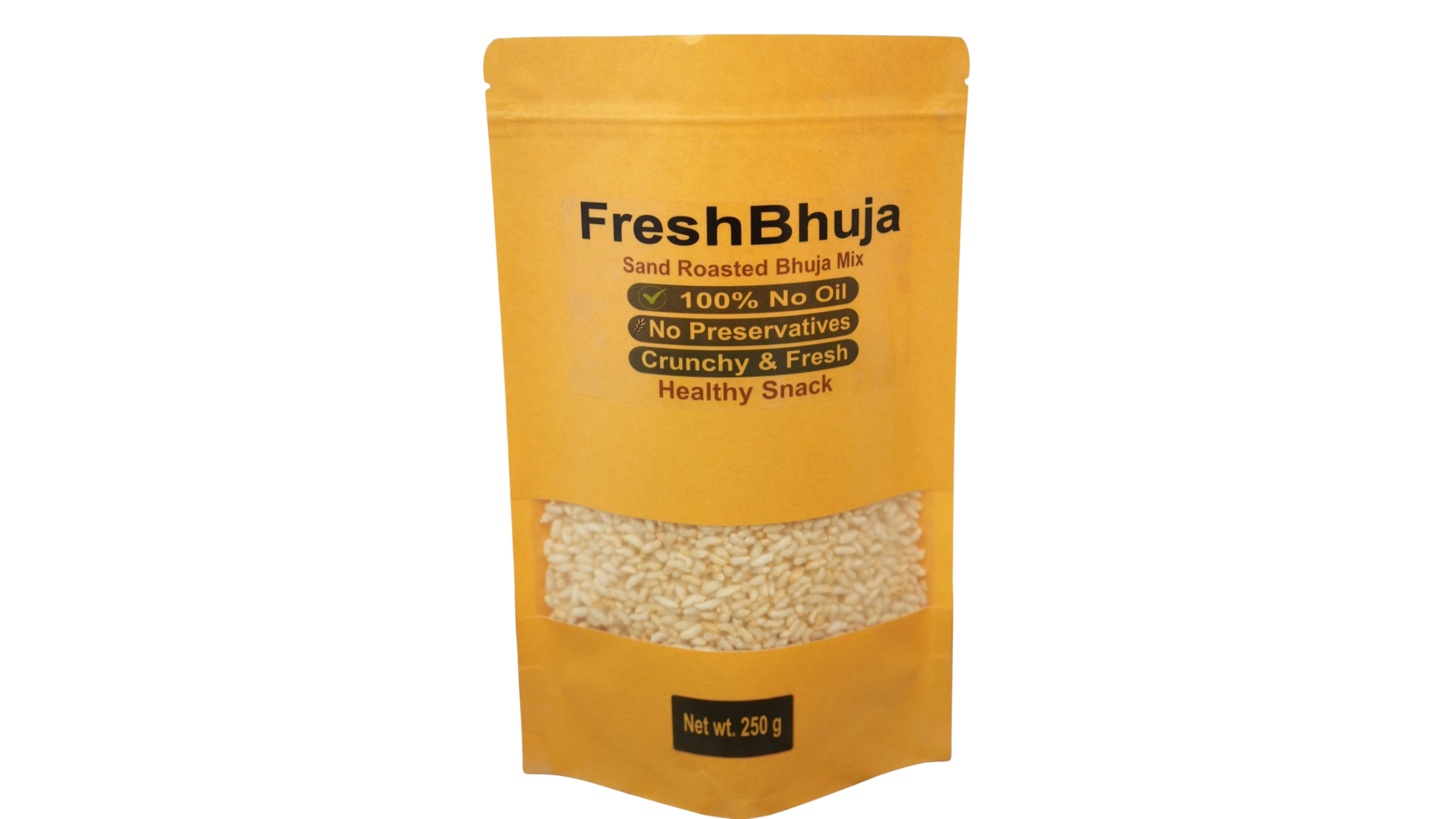 FreshBhuja Sand Roasted Puffed Rice | Light & Crunchy Murmura | No Oil, No Preservatives